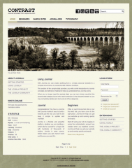 Free joomla 2.5 template with slideshow: a4joomla-contrast-free