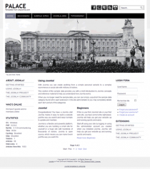 a4joomla-palace-free: minimalist free joomla 2.5 template with slideshow