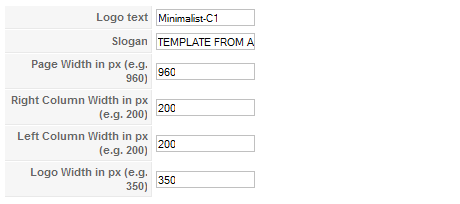 minimalist-c2-free-params