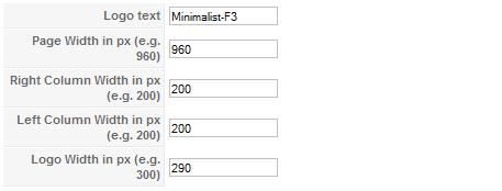minimalist-f3-free-params