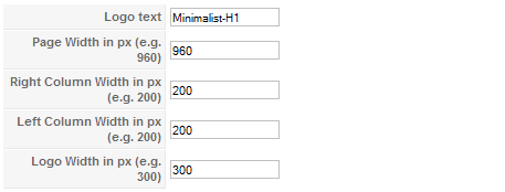 minimalist-h1-free-params