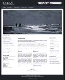 Free joomla 2.5 template with slideshow: a4joomla-ocean-free