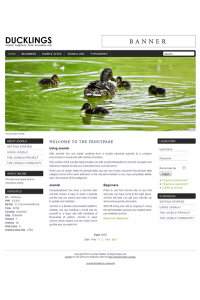 Free joomla 2.5 template with slideshow: a4joomla-ducklings-free