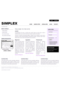 Pro joomla 2.5 template: a4joomla-Simplex
